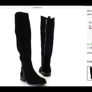 MATISSE SCARLETTE SUEDE BLACK BOOTS